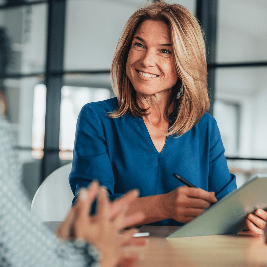 Meeting with a client