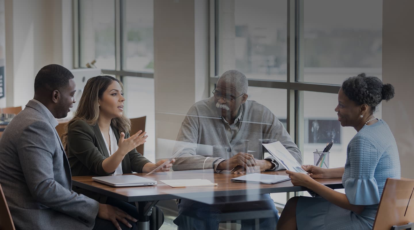 Meeting with a client