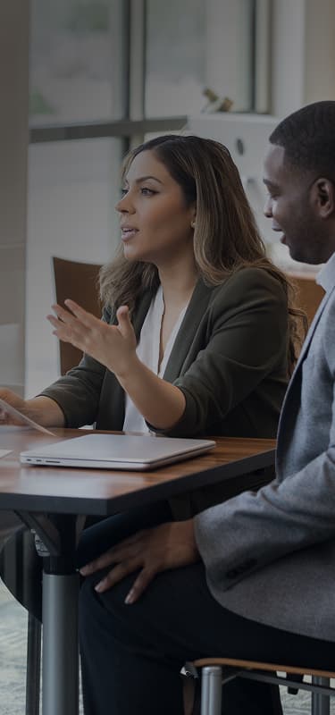 Meeting with a client