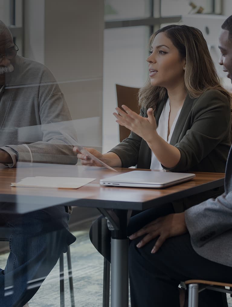 Meeting with a client