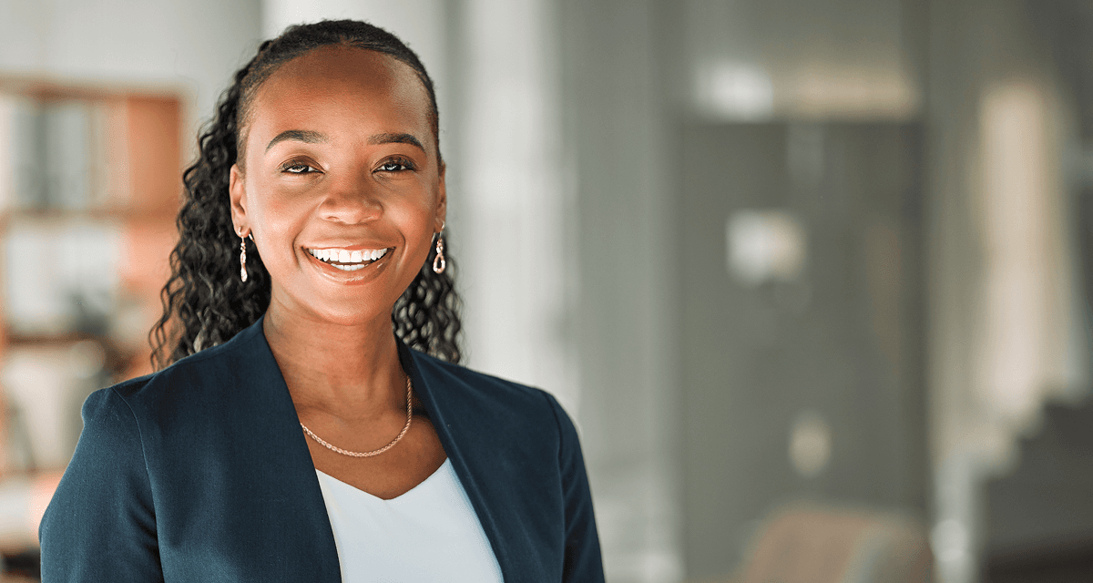 Female lawyer facing camera
