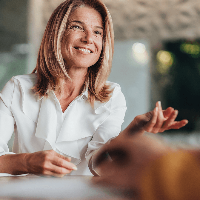 Meeting with a client