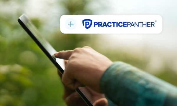 Adding practicepanther with tablet outdoor