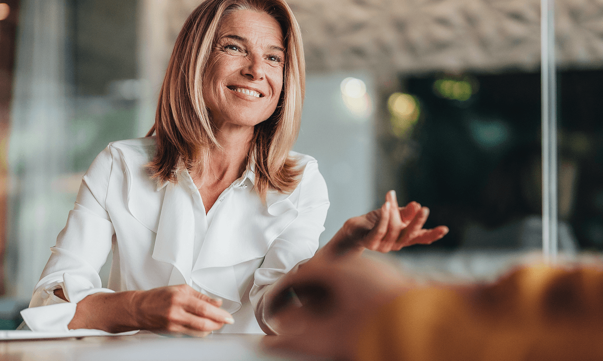 Meeting with a client