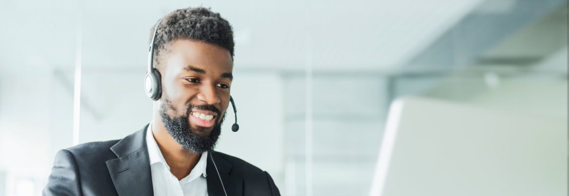 Virtual Receptionist Taking Calls