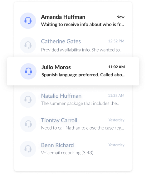 LEX app messages