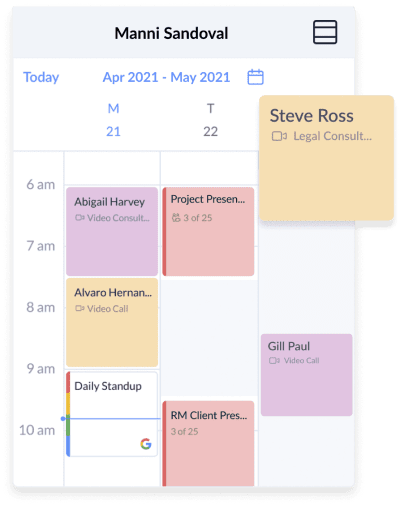Lex Team Setmore Calendar