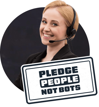Pledge People Not Bots
